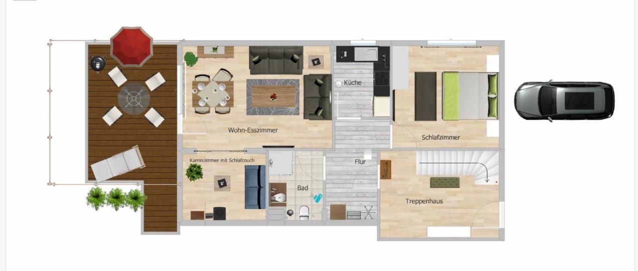Ferienwohnung Familie Slepitzka Niedenstein Εξωτερικό φωτογραφία